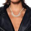 Moda Europeia e Americana Tendência Coringa Joias Corrente da Clavícula Design de Nicho Sentido Diamante Colar Corrente da Clavícula