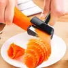 Item Quente de Celebridade da InternetFerramenta de Escultura para Frutas e Vegetais em Aço Inoxidável, Ferramenta Multifuncional para Decorar Pratos na Cozinha, Faca para Esculpir Cenoura, Vegetais e Frutas