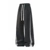 Calça Tricô Casual Masculina ACU Loose Color Block Patchwork Homem 2026 Outono/Inverno Nova Chegada Marca Americana Tendência Calças Fluidas