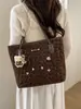 Envío Transfronterizo Disponible, Moderno Versátil Elegante Exquisito Portátil Minimalista Retro Gran Capacidad Bolso de Axila Bolso de Mano Bolso Tote