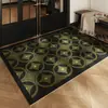 Tapete de Entrada de Couro Vintage Estilo Americano Alto Padrão Impermeável À Prova de Óleo Antiderrapante Tapete de Entrada Sem Lavagem