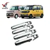 Adequado para Suzuki Spacia Gear Modificado Maçaneta Externa da Porta Acabamento Galvanizado Tampa da Maçaneta Especial para Carroceria Mk53