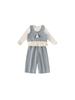 Traje de Niña Ropa Infantil Youbao Conjunto de Tres Piezas Chaleco para Niña Estilo Nuevo Otoño 2026 Traje de Jeans para Niños