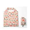 Almacén directo de fábrica tela de flores con forma de teléfono móvil plegable portátil bolsa de compras bolsa publicitaria LOGO transfronterizo