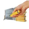Cincel para Carpintería Acero al Manganeso Herramientas para Carpintería Mango de Madera Cincel de Acero Carpintero Cincel Plano Cincel Plano Pala Plana Cincel Fabricante Venta al por Mayor