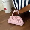 Bolso de Nube de Color Sólido Nuevo de Verano 2026 para Mujer, Bolso de Mano Simple y Elegante, Bolso de Hombro Plegado Cruzado de Moda