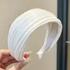 Diadema de punto estilo retro americano de ala ancha, de alta gama, adecuada para frentes amplias, a la moda, versátil para uso diario y para ir al trabajo, pinza para el pelo y accesorio para el cabello