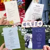Cartão de Votos de Casamento, Cartão de Cumprimentos, Cartão Impresso Personalizado, Certificado de Casamento, Cartão de Agradecimento, Cartão de Mesa para Banquete de Casamento
