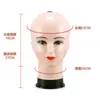 Modelo de cabeça de manequim cabeça humana super modelo plástico usando chapéu display usando chapéu peruca acessórios de cabelo feminino modelo de cabeça de plástico masculino usando