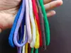 Em Estoque Cordão Redondo Encriptado de Poliéster-Algodão Fio Cardado Colorido de 6mm para Cós, Cordões de Ajuste, Cordões de Chapéu, Cordões Trançados, Cordões de Roupa e Cordões de Chapéu