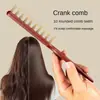 Peine de Belleza de Mango Largo de una Sola Fila Transfronterizo Peine Masajeador de Dientes Anchos para el Cuero Cabelludo Peine de Cola Puntiaguda para Maquillaje