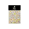 Yitu Formiga Picture Shell Light Flor de Cinco Pétalas Adesivos para Nail Art Coloridos Exquisitos Flor Doce Adesivos Decorativos Yt5897