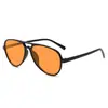 Gafas Protectoras Moda Marco Grande Gafas de Sol para Mujer Lente de Color Gradiente Gafas de Sol para Exteriores Casuales