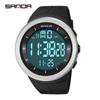Sanda 6007 Novo Estilo Relógio da Moda Tendência para Homens, Luminoso, À Prova d'Água, Relógio Esportivo Multifuncional, Display Digital para Atacado