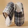 Chinelo de Linho Silencioso para Casa Masculino Interior Antiderrapante Solado Macio Silencioso Chinelos de Casal Chinelos de Algodão de Alta Qualidade para Todas as Estações