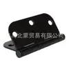 Bisagra de puerta redonda negra mate de 3.5 pulgadas de hierro plano doble pliegue estándar para puerta interior de dormitorio de 3 1/2 pulgadas