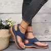 Wish sapatos femininos estilo romano novos 2021 sandálias femininas de uma tira comércio exterior tamanho 43 leve e confortável