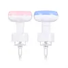 Fabricante Original Dispenser Plástico para Limpador Facial Mousse Espumante Cabeça de Bomba de Espuma Tipo Pressão Formato de Flor