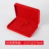 Tela Flocada Accesorios para Joyería Anillos Collares Pendientes Clavos Joyería Pulseras Set de Caja Boda Set de Tres Piezas