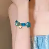 Pulsera de Concha de Estrella de Mar Azul para Mujer, Accesorios de Collar de Orilla del Mar, Estilo Vacaciones en la Isla, Accesorios de Moda Ligeros de Lujo y de Alta Gama