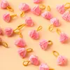 Accesorios para el Festival del Bote del Dragón Bolsitas Perfumadas Bordado Hecho a Mano DIY Tejido de Cuerda de Cinco Colores Zongzi Estilo Antiguo Hojas Iridescentes Accesorios Venta al por Mayor