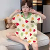 Nuevo Conjunto Infantil 2026 de Seda de Hielo para Casa para Niños Mayores, Pijamas Suaves Populares para Niños