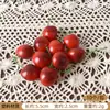 Modelo de Fruta de Cereza de Simulación Plástico Cerezas Falsas Decoración de Pastel Juguete Comestible Material Hecho a Mano DIY Accesorios Decorativos