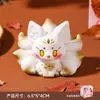 Raposa de Nove Caudas Original Decoração de Mesa para Casa Artesanato em Resina Enfeites de Estatueta Fofa Venda por Atacado