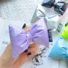 Ins Lazo de Cuero Soporte Airbag para Teléfono Móvil Estéreo Macaron Color Sólido Lazo de Peluche Soporte de Escritorio Venta al por Mayor