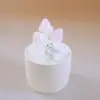 Zibo vidriado de colores adornos pequeños hechos a mano hoja de loto brotes de loto hongo rocío de lluvia maceta manualidades decorativas de escritorio