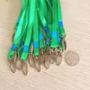 100 piezas de cuerda para colgar permiso de trabajo de franqueo cuerda para colgar 1.0 de ancho tarjeta de exposición estudiantil tarjeta escolar tarjeta de pecho cuerda de tarjeta de fábrica cuerda 1 paquete