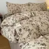 Gatinho Rosa Doce e Macio Algodão Lavado Artesanato Casa Conjunto de Quatro Peças Dormitório Conjunto de Três Peças Transfronteiriço Fábrica de Origem Nantong