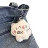 Nuevo Colgante de Felpa Suave, Llavero Lindo de Dibujos Animados, Muñeco Compañero Escolar, Adorno Decorativo para Mochila
