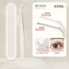 Pinça de Aço Inoxidável para Cílios Postiços, Pinça para Extensão de Cílios, Ferramentas de Precisão para Cílios Blooming, Aplicador Manual de Adesivo