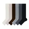 Calcetines de becerro para mujer de otoño e invierno, calentadores de piernas de punto grueso, calcetines versátiles apilables, calentadores de piernas acanalados de doble capa color liso Maillard al por mayor