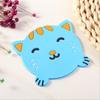 Posavasos de Silicona Creativo Lindo Animal de Dibujos Animados Alfombrilla Aislante de Calor Alfombrilla para Tazón de Goma Suave Engrosada Individual para Taza de Agua Alfombrilla para Té