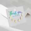 Pendientes mini de lujo ligero, minimalistas y chic con diseños únicos, incluyendo pendientes de botón geométricos de acero inoxidable, en forma de corazón, en forma de estrella y rectangulares.