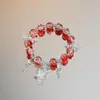 Pulsera de Mariposa con Cuentas Dulce y Versátil, Pequeño Artículo de Yiwu, Regalo para Novia, Alto Valor Estético, Pulsera de Amistad de Nuevo Estilo