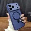 Funda para Teléfono Apple 17 Pro Max con Ventana Grande, Disipación de Calor, Soporte Magnético, Correa de Muñeca Transpirable para Apple 16, Anticaída