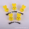 Pasador de Pelo de Patito Amarillo Dibujos Animados Primavera Estéreo Pato Amarillo Grande Pasador de Pelo Niños Vendiendo Lindo Artefacto Lindo Pasador de Pelo Accesorios para el Cabello