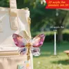 Serie de Mariposas Coloridas de Fantasía Transfronteriza Acrílico 2D Colgante para Mochila Coche Decoración para Colgar Accesorios