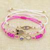 Pulsera de ojo de diablo de color nuevo transfronteriza con cuentas de cristal, tortuga de mano, ancla, pulsera versátil, transfronteriza en stock