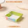 Caja de Empaque para Rollo de Pastel Día del Niño Decoración de Lazo de Paleta Inserto Rollo de Toalla Caja para Pastel de Postre