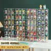 5 Porta-Expositores de Armazenamento de Caixas Surpresa Caixa de Exposição de Canto em Acrílico para Figuras Pop Mart Armário de Parede Transparente para Exposição de Bonecas