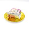 Producción Personalizada de Platos Redondos Desechables Engrosados Dorados 7 pulgadas 9 pulgadas Platos de Papel Platos para Cocinar Pastel Vajilla de Pulpa de Caña de Azúcar