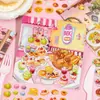 Yuxian 3: A Través del Tiempo - Serie Soy un Chef Libro de Pegatinas PET, Material DIY Temático de Comida para Diarios, 2 Diseños