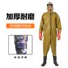 Pantalones impermeables de cuerpo completo, pantalones de pesca de lluvia gruesos, ropa impermeable para atrapar peces, impermeable de una pieza, ropa de agua, ropa de excavación de raíz de loto, pantalones de tenedor de agua