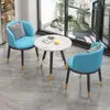Mesa Pequeña y Sillas Doble Capa para Ocio en Balcón, Mesa de Centro y Sillas Sencillas Modernas de Moda, Juego de Tres Piezas de Una Mesa y Dos Sillas para Hotel