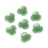 Nuevos 12 mm Imitación de Vidrio Jade Flor de Tres Pétalos Base Hueca de Flor Accesorios Hechos a Mano Piezas para Joyería DIY Materiales DIY Venta al por Mayor