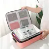 Portatarjetas de Viaje Impermeable, Bolso para Documentos, Bolsa de Almacenamiento de Documentos de Certificado Doméstico de Gran Capacidad, Organizador de Archivos, Bolso para Tarjetas y Pasaportes